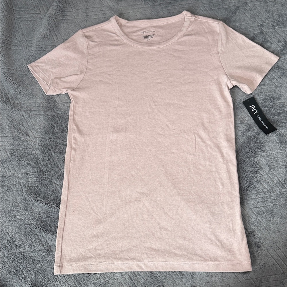 NWT Jones New York Classic Short Sleeve Tee Shirt Small